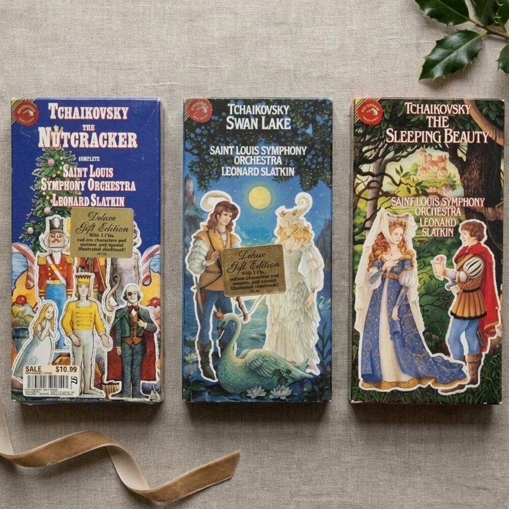 Tchaikovsky Ballet Deluxe Gift Set 🎼 Nutcracker, Swan Lake, Sleeping Beauty